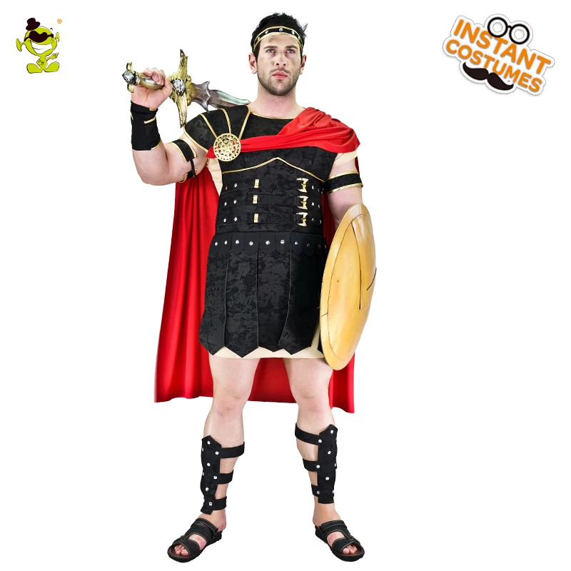 

Brave Roman Gladiator Costume Halloween Carnival Adult Roman Soldier Gladiator Spartan Warrior Costumes Fancy Cosplay Clothing