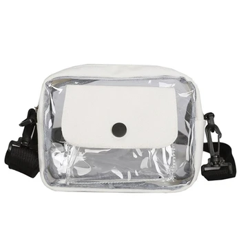 

Women Transparent Versatile Messenger Bag Shoulder Fashion Bag Crossbody Bags For Women Transparent Jelly