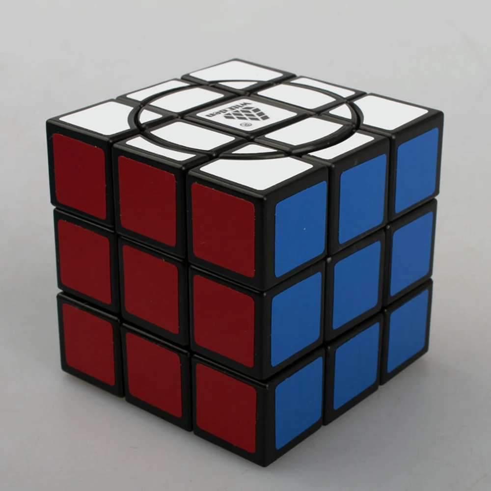 WitEden супер 3x3x3 волшебный куб скоростной куб головоломка игра Развивающие игрушки для детей - Цвет: Черный