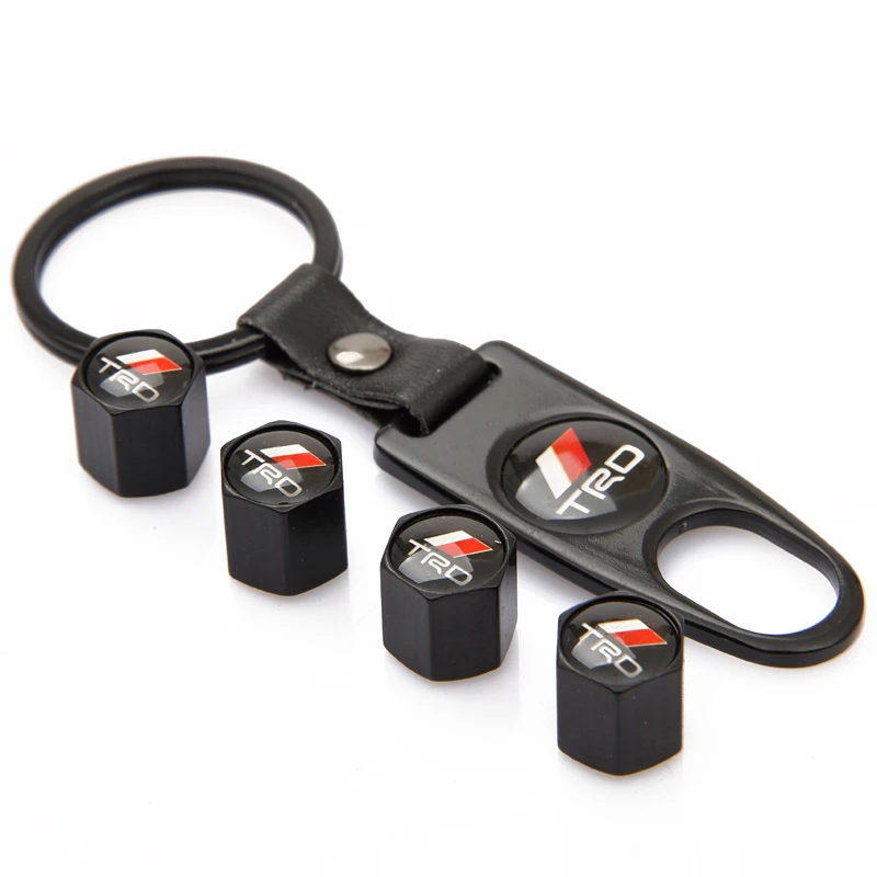 

4Pcs/Lot Soft Clay Car Tire Valve Caps trd Dustproof Caps Car Accessories for reiz Screw cap/bolt