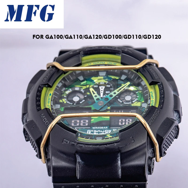 

Stainless Steel Black Watch Case Bumper Accessories Protector GA100/ GD120 GA110Wire Guards Bull Bar Protection Ring For GShock