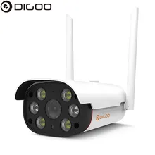 DIGOO DG-W30, двойной светильник, цилиндрическая ip-камера, полноцветная, ночное видение, 1080 P, FHD, водонепроницаемая, wifi, умный дом, безопасность, обнаружение движения