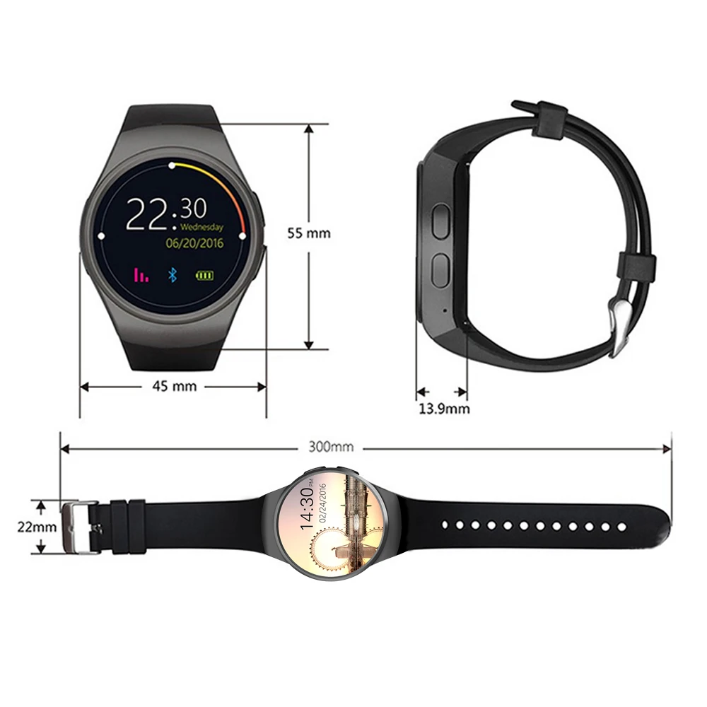 Kaimorui kw18 Smart Watch Men Business Sports Smartwatch with Heart Rate Monitor Passometer Sleep Tracker Bluetooth Smartwatch|smartwatch heart