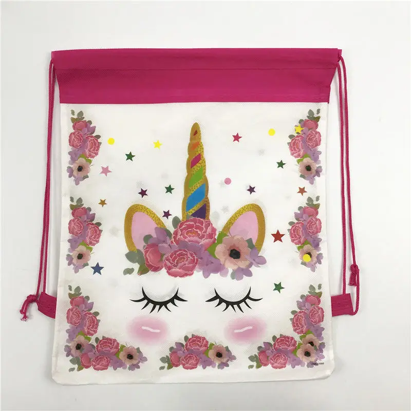 

Unicorn Drawstring Bag for Girls Kids Backpack for Boys School Bags Cute Cartoon Drawstring Bags Travel Storage Package