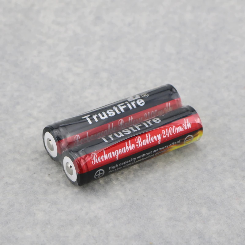 

6Pcs Original 18650 2400mah 3.7V Rechargeable li-ion Battery with proetect driver board for LED Flashlight, Laser pen