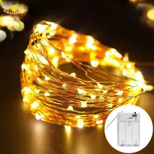 2M 5M 10M Copper Silver Wire AA Battery LED String lights Waterproof Holiday lighting Fairy Christmas Wedding Party Decoration 2M 5M 10M Copper Silver Wire AA Battery LED String lights Waterproof Holiday lighting Fairy Christmas Wedding Party Decoration