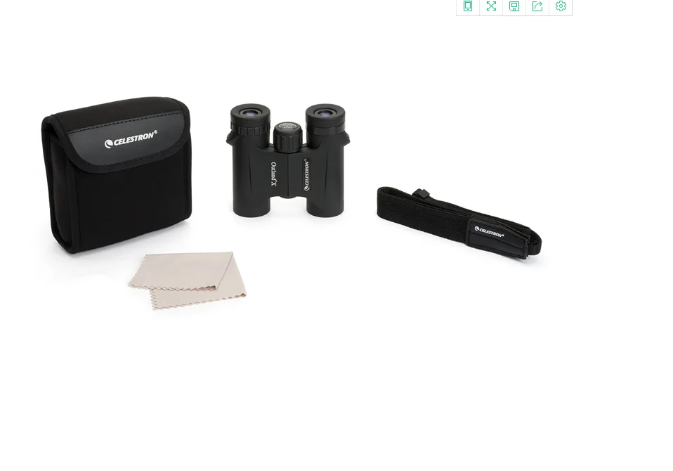 CELESTRON OUTLAND X 8*25 telescopio binoculares de óptica multicapa con ojales giratorios y a prueba de agua y Fogproof