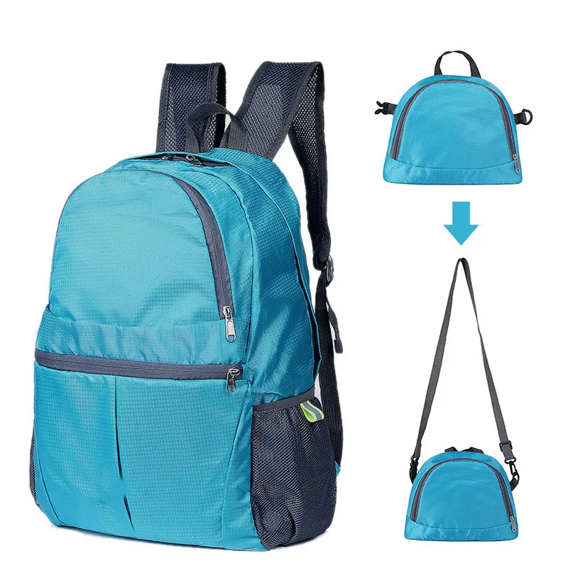 

Folding Travel Backpack Multifunction Shoulder Storage Bags Women's Men's Portable Male's School Bag Accessories Supply