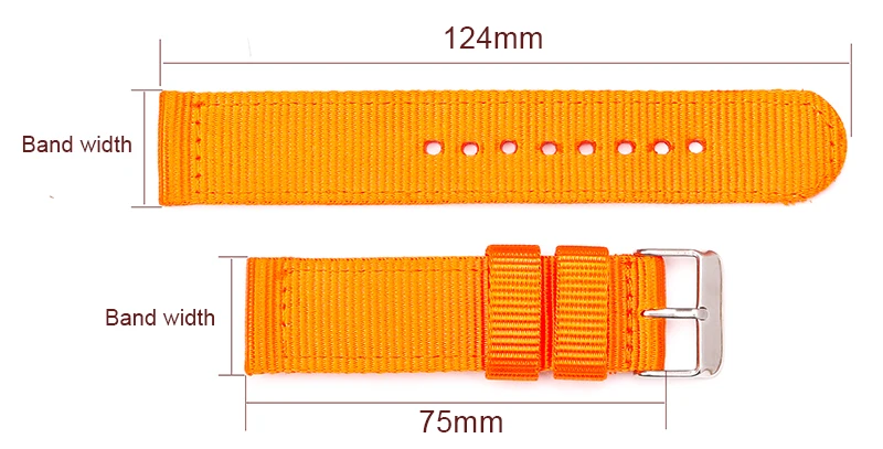 HENGRC, 9 цветов, ремешок для часов Nato, нейлоновый холщовый ремешок, 18, 20, 22, 24 мм, для женщин, мужчин, для замены, для мужчин, Т-образный ремешок, аксессуары для часов, браслет