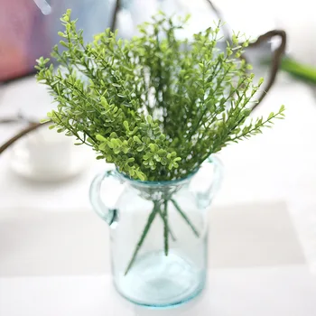 

10PCS 7 Layers Eucalyptus Artificial Fake Pe Flower Grass Flower Arrangement Accessories Home Wedding Party Decoration