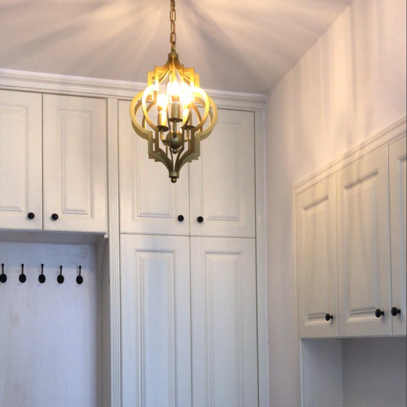 Дизайнерский Золотой светодиодный подвесной светильник для гостиной, кухни, подвесной светильник, медный латунный цветной подвесной светильник