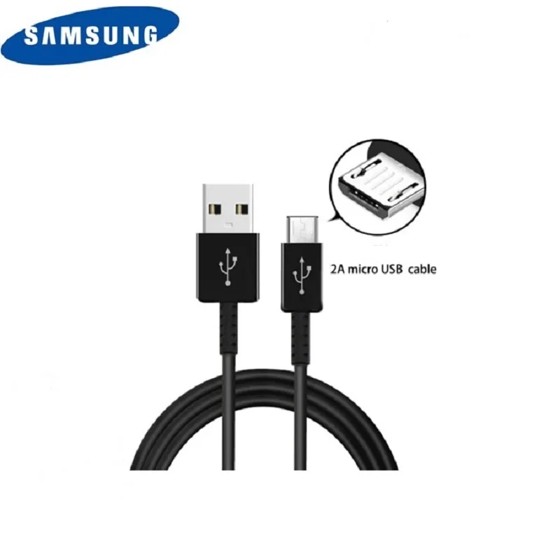

Original Samsung 1.2M Micro USB Fast Charger Charging Adapter 2A Cable for Note 4 5 S6 S7 S6 7 edge S6edge S7edge A3 A5 A7
