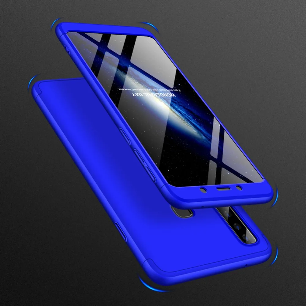 3 In 1 Phone Case for Samsung Galaxy a6 plus 2018 Case 360 for Samsung J7 Max Duo J4 J6 A6 Plus J2 Pro 2018 A9 Star Lite Cover-11