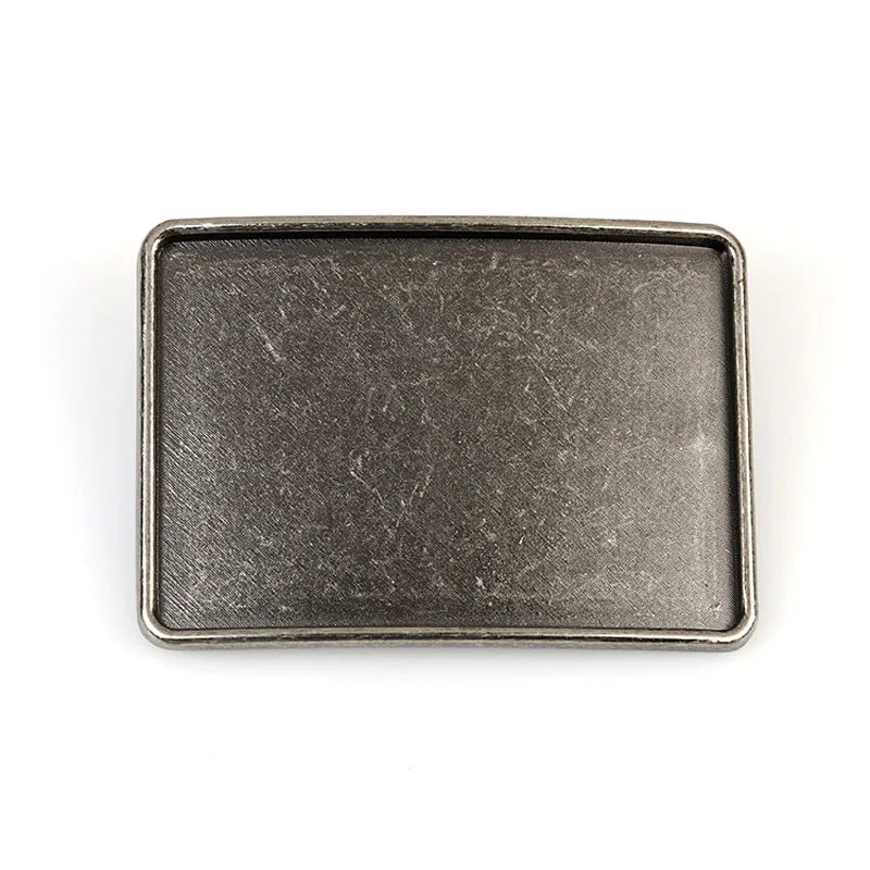 

T-DISOM New Vintage Rectangle Blank Belt Buckle -Add Your Own Design-Custom DIY Suitable For 4cm Width Belt Drop shipping