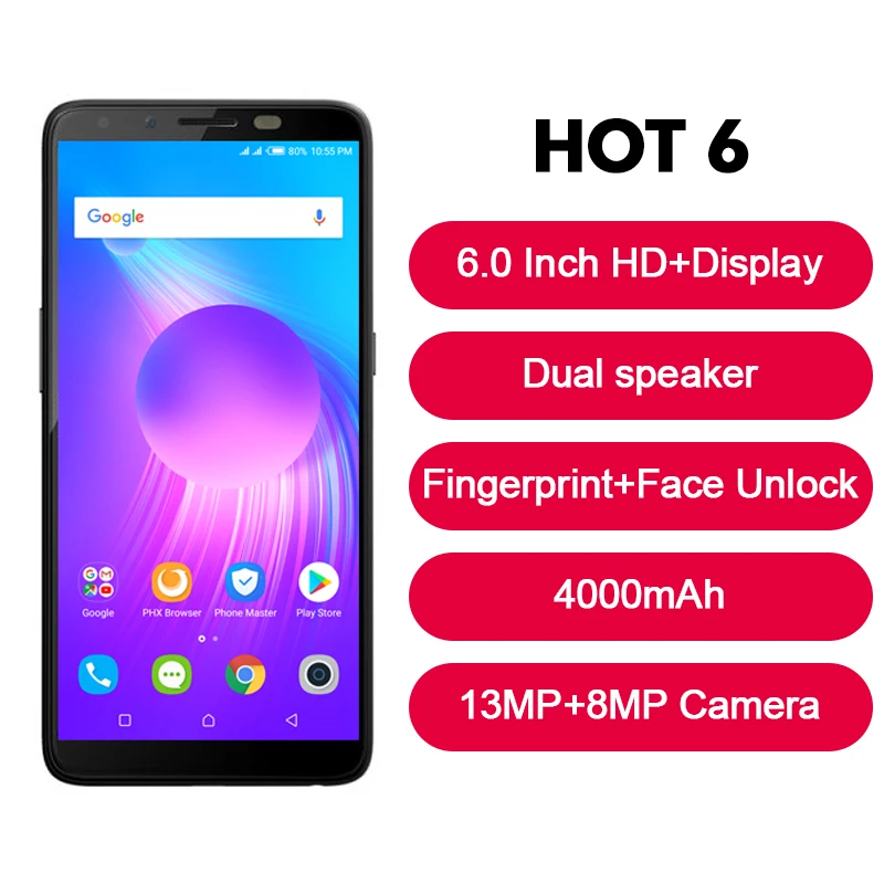 Global Version Infinix HOT 6 SmartPhone 6.0\