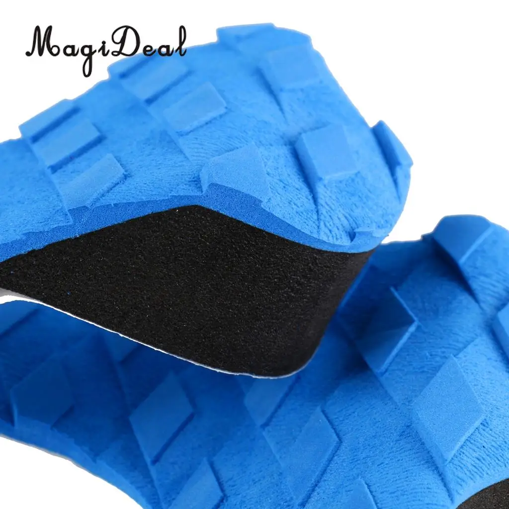 MagiDeal Professional 1 Set of 3Pcs Anti-Slip EVA Foam Surfboard Traction Tail Pads Surfing Surf Deck Grips Shortboard Accessory