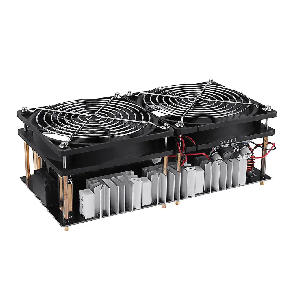 Goedkoop 2500 W 48 V 50A ZVS Inductie Verwarming Module Hoge Frequentie Verwarming Machine Gesmolten Metalen Spoel Met Voeding Volledige kit