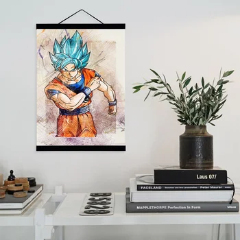 

Dragon Ball Z Abstract Graffiti Wooden Framed Canvas Painting Home Decor Wall Art Print Pictures Poster Hanger