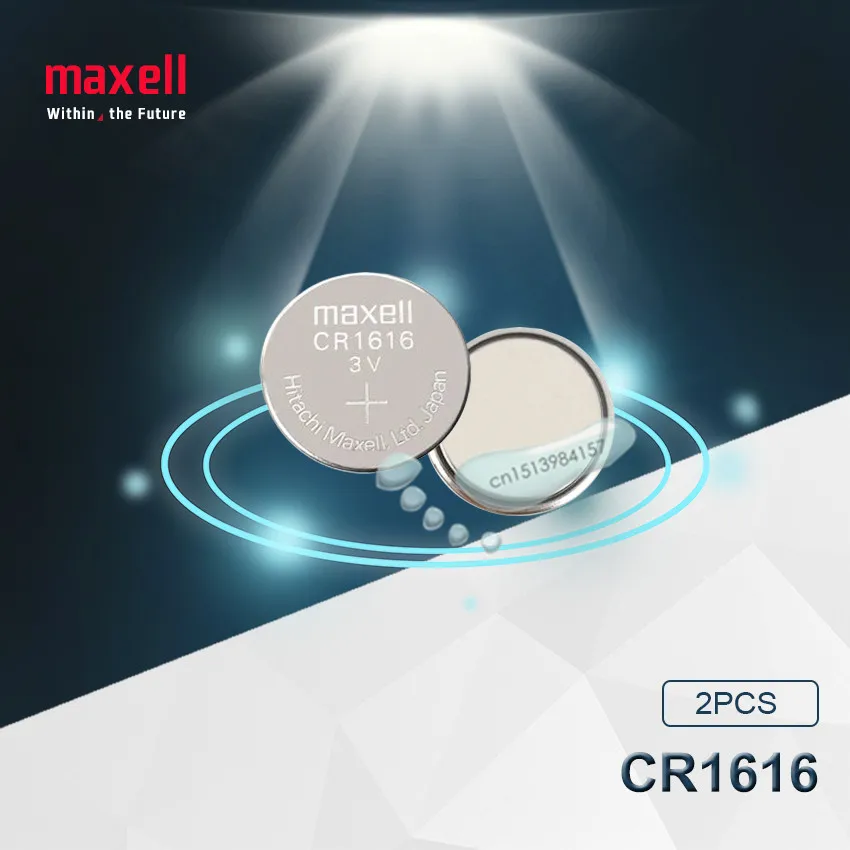 

2pc Maxell 100% Original CR1616 DL1616 ECR1616 LM1616 1616 3V Lithium Batteries Cell Button Coin Battery