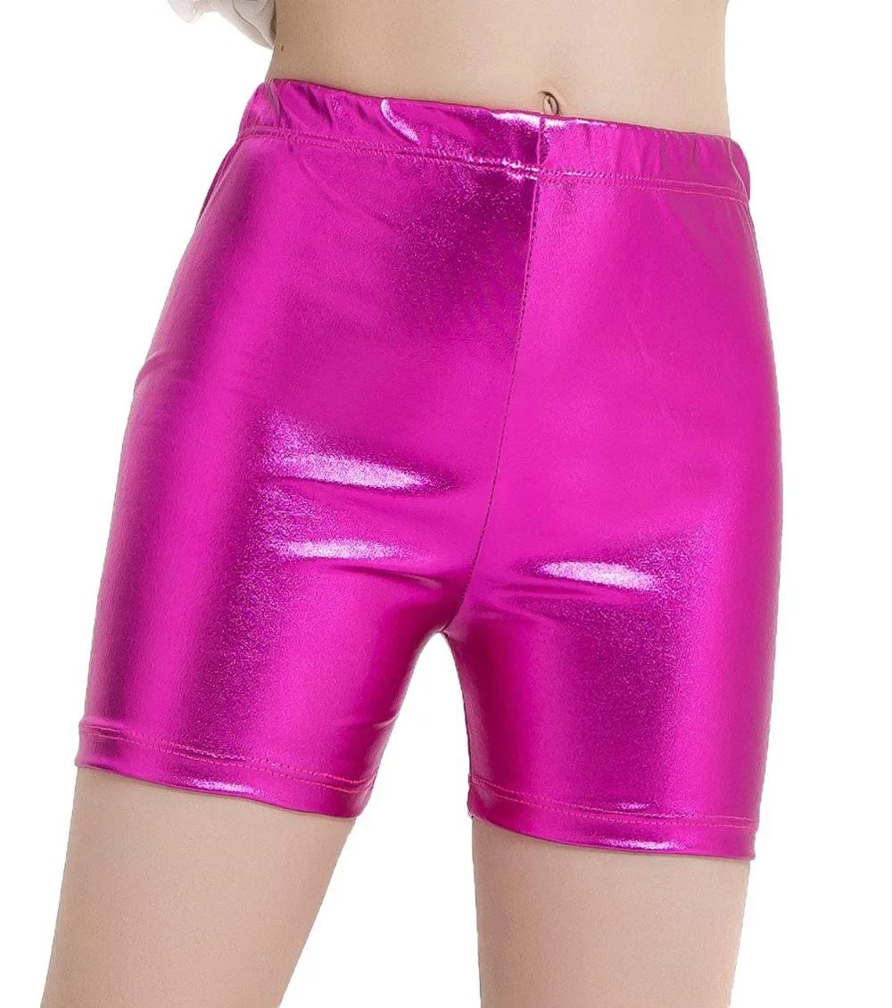 high waisted material shorts