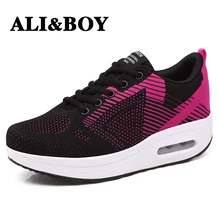 ALIBOY/Женская обувь для похудения; женские кроссовки на платформе; кроссовки для фитнеса; женская уличная женская обувь