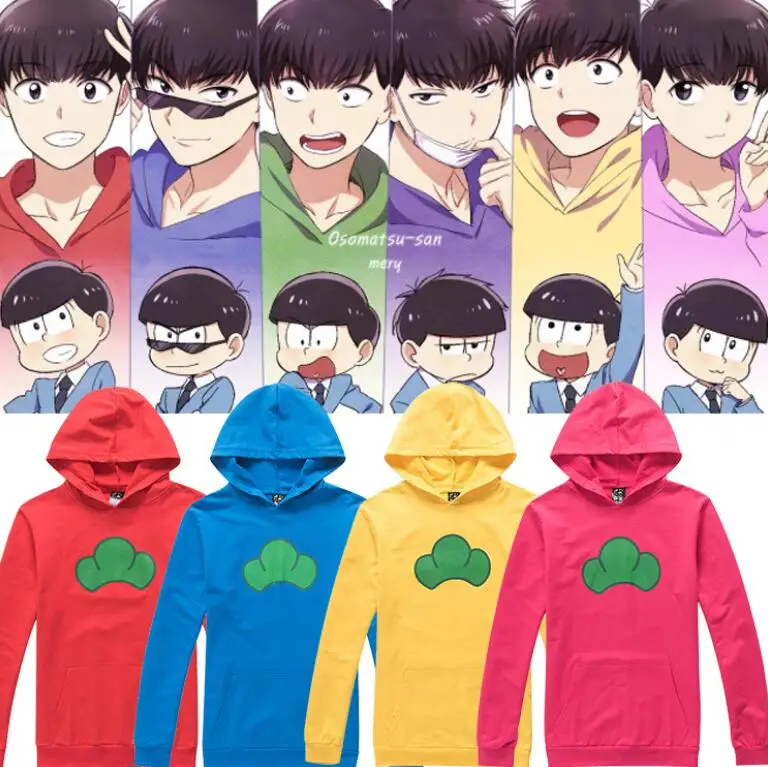 Аниме osomatsu-сан-Cos Карамацу футболки Osomatsu Сан-толстовка с капюшоном куртки Для
