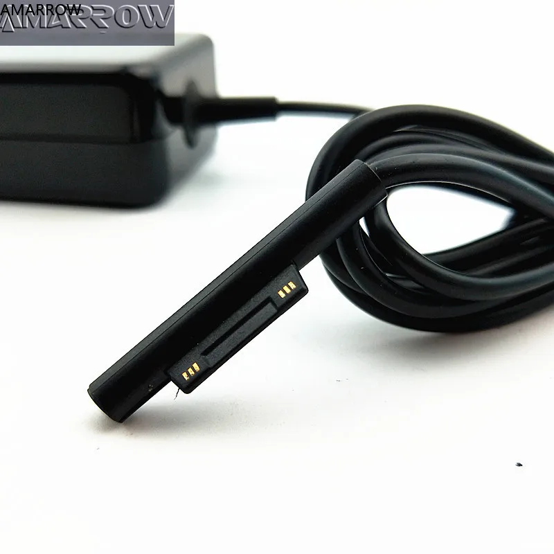 Amarrow امدادات الطاقة محول الكمبيوتر المحمول اللوحي الجدار شاحن ل مايكروسوفت سطح Pro4 Pro3 ل سطح كتاب A1706 15 V 4A Amarrow امدادات الطاقة محول الكمبيوتر المحمول اللوحي الجدار شاحن ل مايكروسوفت سطح Pro4 Pro3 ل سطح كتاب A1706 15 V 4A