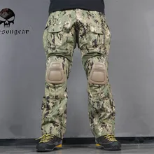 Мужские военные страйкбол bdu Брюки Боевые EMERSON тактические Gen3 Брюки с наколенниками AOR2 EM7049