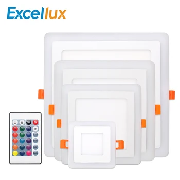 

Led Panel Light 3W 6W 12W 18W LED Downlight Dimmable Warm White / White Lamp Square LED panel light RGB + RGB Control Wireless