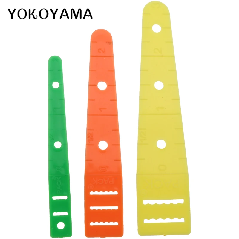 

YOKOYAMA 3Pcs Plastic Elastic Glides Guides Threaders Wear Elastic Band Tool Band Rope Wearing DIY Clothing Sewing Accessories