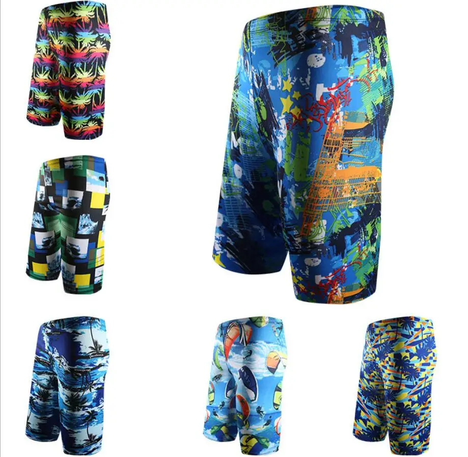 

2019 new arrival Summer hot sale Beach sport surf swim vacation shorts homme print loose elastic Quick Dry for men