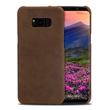 Роскошный брендовый кожаный чехол для мобильного телефона Samsung Galaxy S8 ручная работа ракушка ручная работа различные стили