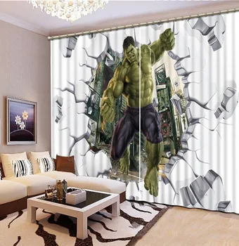 

NoEnName_Null High Quality 3D Printing Curtains Chinese Luxury 3D Window Curtains Bedroom Living Room Cortinas CL-D160
