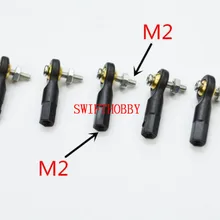 5 шт. M2 модельная лодка руль подключен рулевой механизм для использования RC лодка