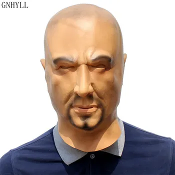 

GNHYLL Ferocious Strong Man Halloween Mask Full Face Latex Mask Realistic Gangland Cosplay Party Mask
