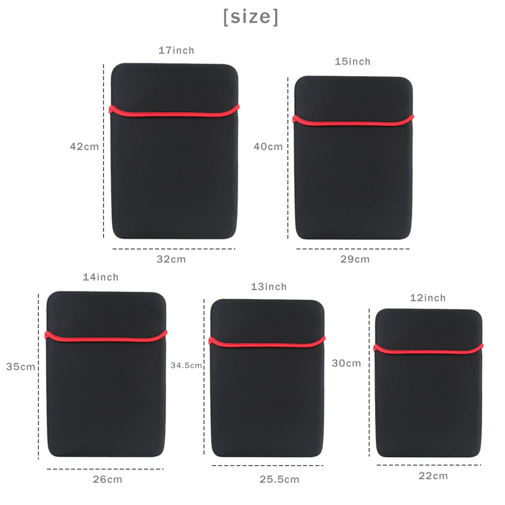 Чехол для планшета 7/8/9/9,7/10/12/13/14/15 дюймов неопреновый Защитный чехол для Планшеты ПК Тетрадь компьютер