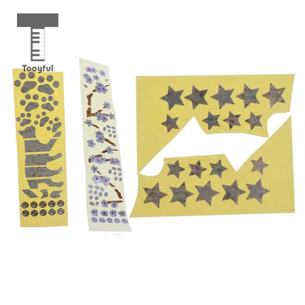 Tooyful Guitar Fretboard Note Decals Fingerboard Fret Map Label Sticker for Beginner Learner Practice