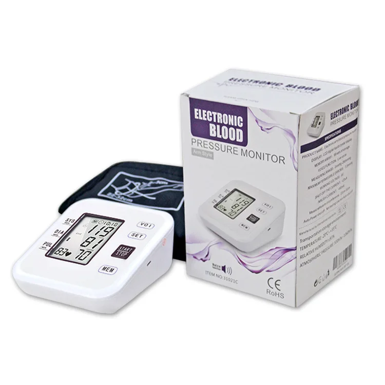 

Arm Type Home Intelligent High Precision Neutral English Phonetic Sphygmomanometer Measurement