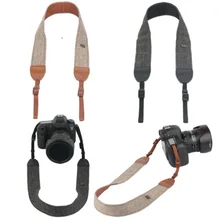 Camera Accessories Vintage Shoulder Neck Strape Durable Cotton Strap for Sony Nikon Canon Olympus DSLR