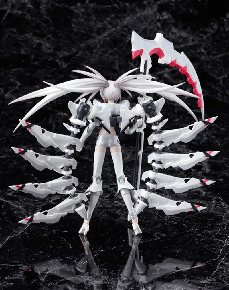Anime Black Rock Shooter Figuras Toys 15cm White Shooter Action Figure Model Collection Toy Dolls Brinquedos Gift (8)