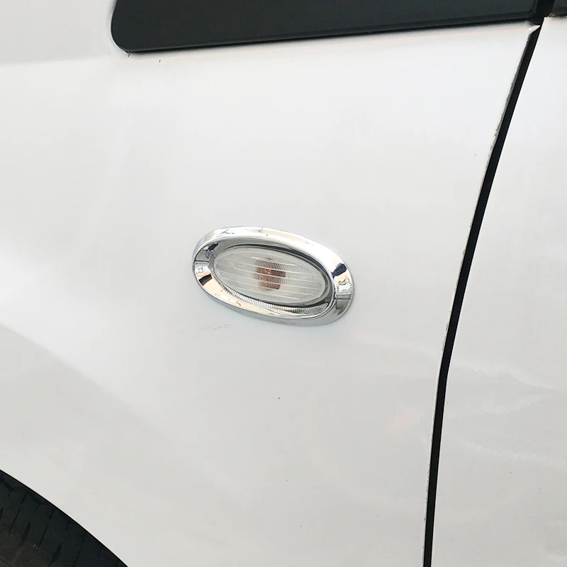 Для Nissan Cube Juke Leaf Note Micra March хромированный боковой светильник Накладка для