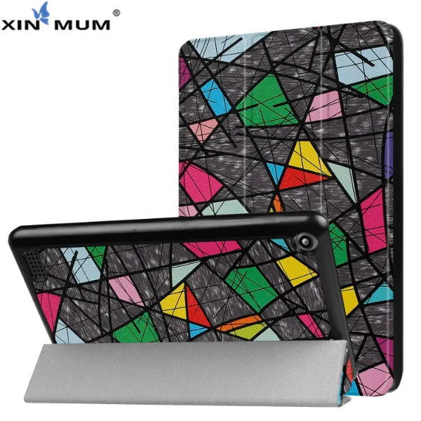 

Ultra Slim Stand Smart Filp Cover for Amazon Kindle Fire7 2017 Printed Case for New Fire 7 Tablet 7th Generation 2017 Release