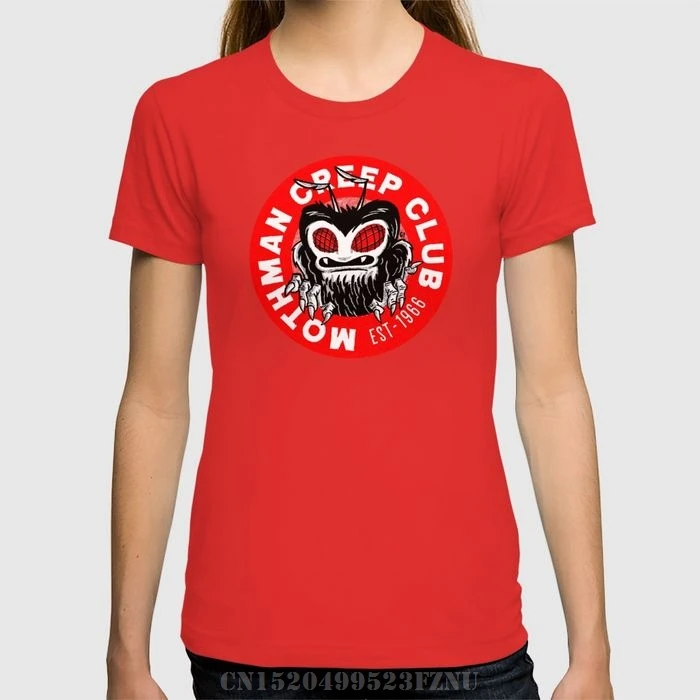 2018 цена футболка для девочек mothman ползучести клуб короткими рукавами