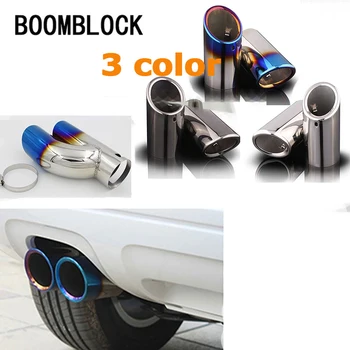 

BOOMBLOCK For Skoda Octavia A5 A7 Superb Yeti 1.4T 1.6T 1.6L 2009-2015 Car Exhaust End Tip Muffler Pipe Cover Auto Accessories