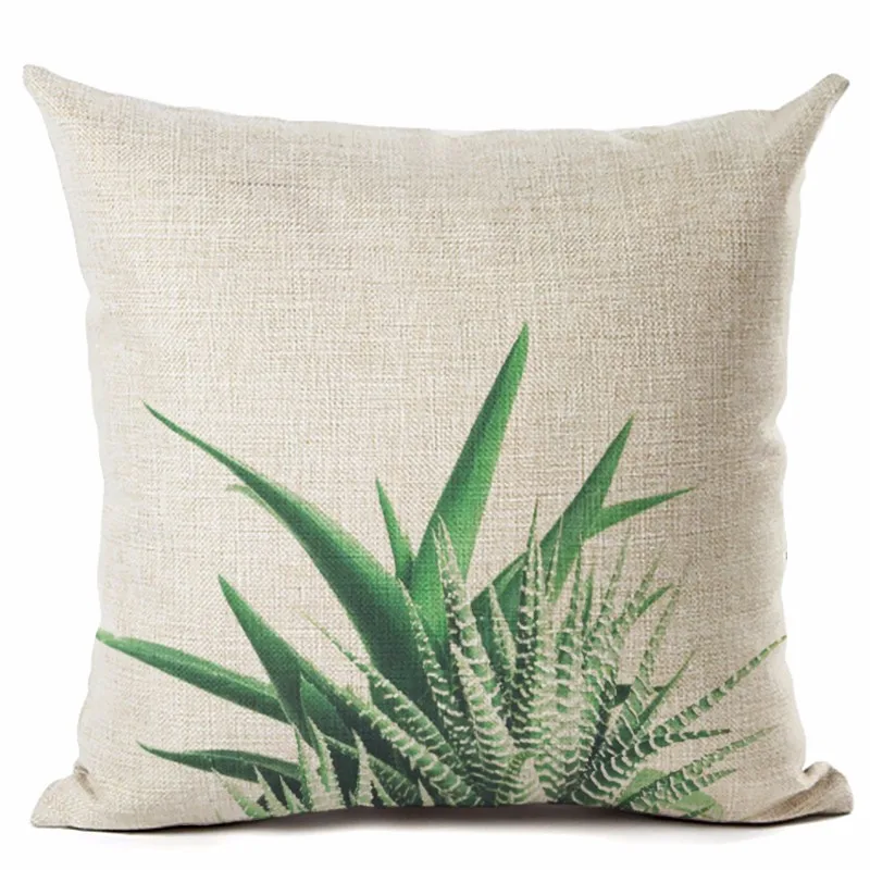 

New Arrive Succulent Plants Cushion Cover Decorative Sofa Throw Pillow Car Chair Home Decor Pillow Case almofadas