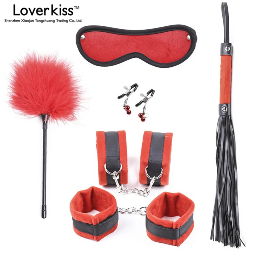 Loverkiss Nylone + Искусственная кожа жгуты Для мужчин Для женщин ограничения взрослых игры bodnage комплект эротические игрушки, взрослые товары
