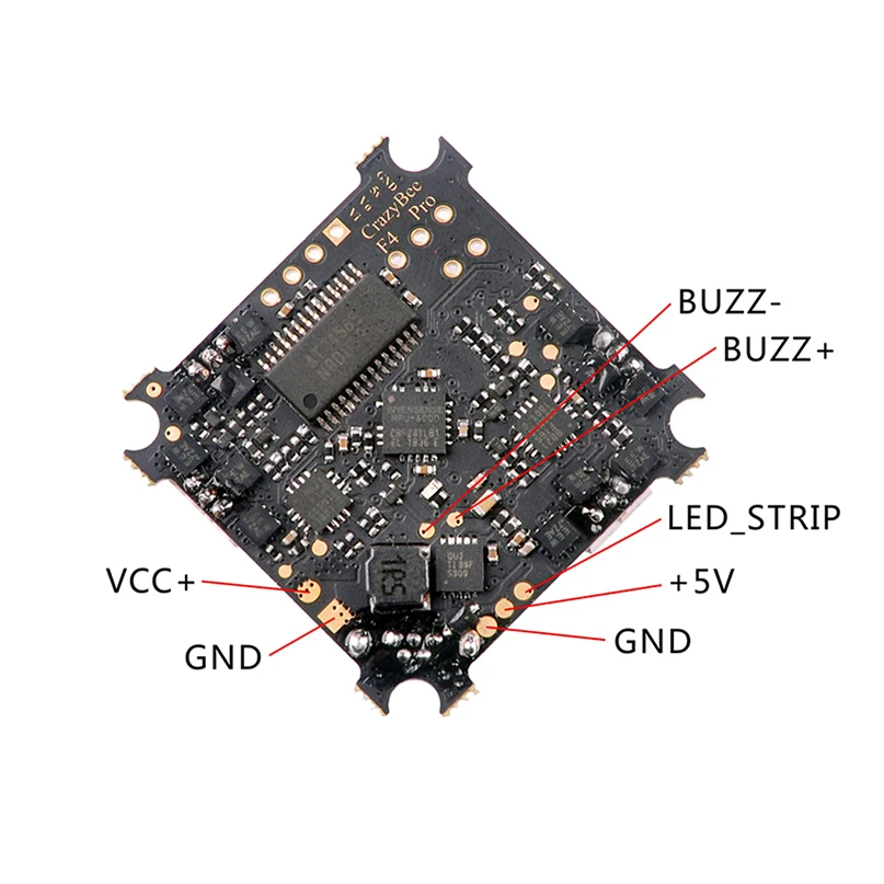 Happymodel Mobula7 Crazybee F4 PRO игровые джойстики 1-2S совместимый, Flysky/Frsky приемник в течение 2 секунд бесщеточный маленький BWhoop