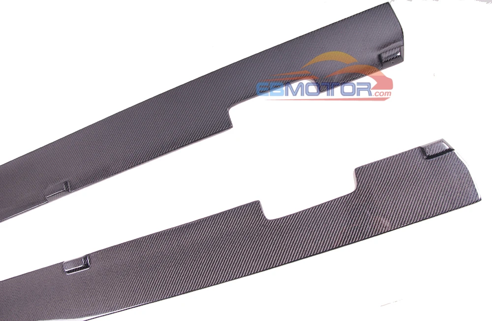 ebmotor-com Real Carbon Fiber side skirts spoiler splitter 4pcsSet For Benz W212 E63 AMG 11-14  9_7337