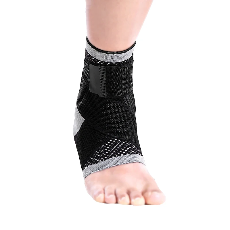 3D weaving ankle ligament protection silica gel pad inside pressure