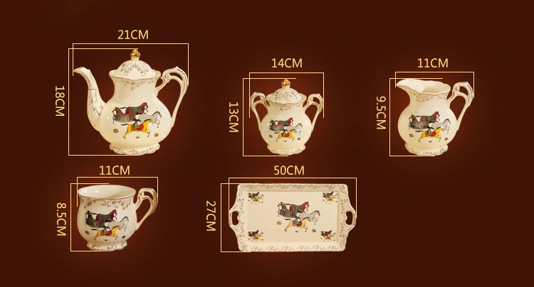 Европейский Королевский набор кофейных чашек, чашки для холодной и горячей воды, британский фарфоровый чайный сервиз, чайные сервизы, вечерние чайные чашки